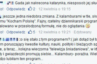 Widzowie krytykują Annę Popek