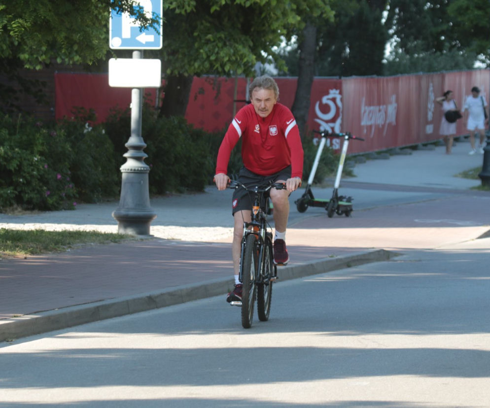 Zbigniew Boniek wybrał się na rowerową przejażdżkę w Sopocie