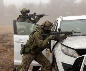 Finlandia - żołnierze podczas ćwiczeń