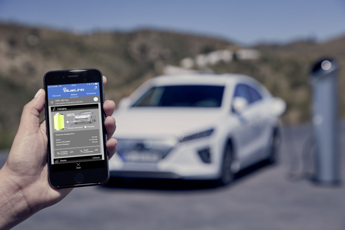 Hyundai IONIQ Electric lifting 2019