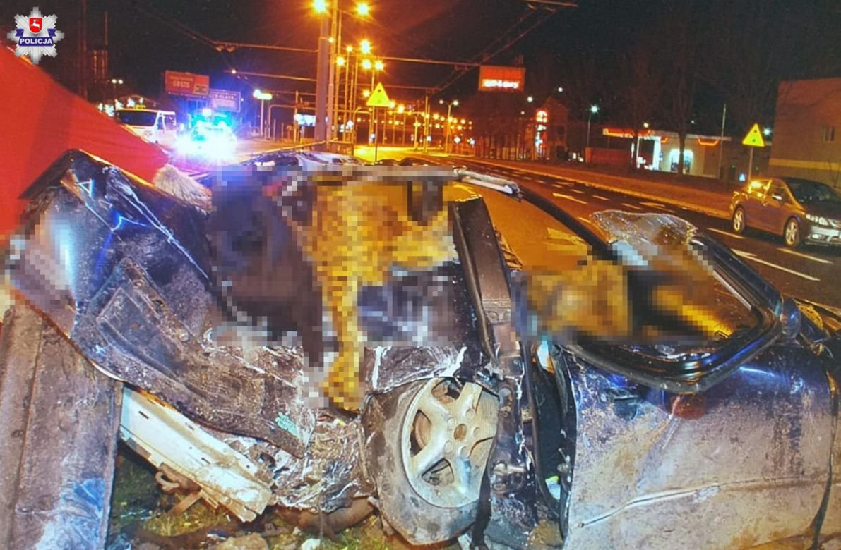 Grób 18-letniego Patryka. Kierował audi, które roztrzaskało się w Lublinie. Zginęło 3 nastolatków