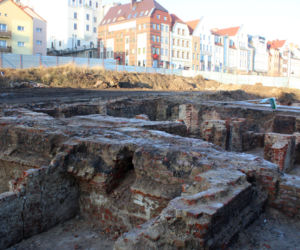 Wykopaliska w miejscu hotelu Arkona