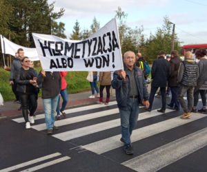Wielki protest w Skawinie