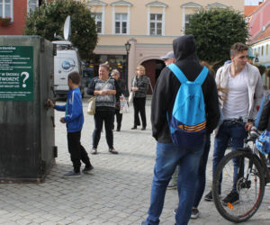 Sejf na rynku w Dzierżoniowie