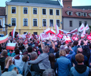 Protest podczas wizyty Adrzeja Dudy