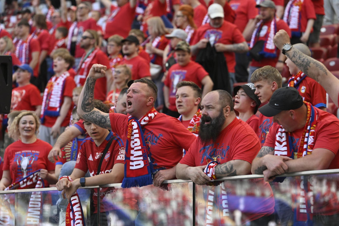 Kibice na finale Pucharu Polski: Górnik - Raków
