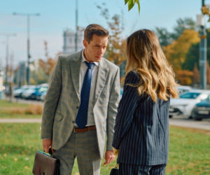 Na Wspólnej odc. 4135. Darek Żbik (Michał Mikołajczak), Kalina (Katarzyna Gałązka)