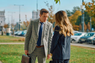 Na Wspólnej odc. 4135. Darek Żbik (Michał Mikołajczak), Kalina (Katarzyna Gałązka)