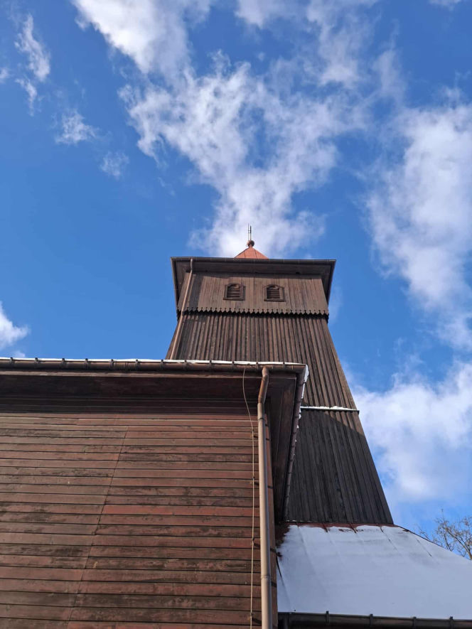 Parszów. Drewniany kościół pw. Zesłania Ducha Świętego