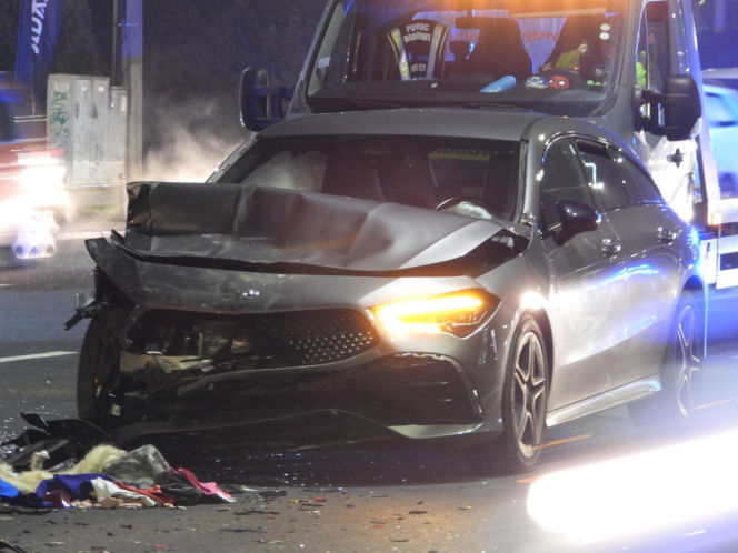 Miał trzy promile, rozbił cztery auta. 26-latek roztrzaskał się w Warszawie