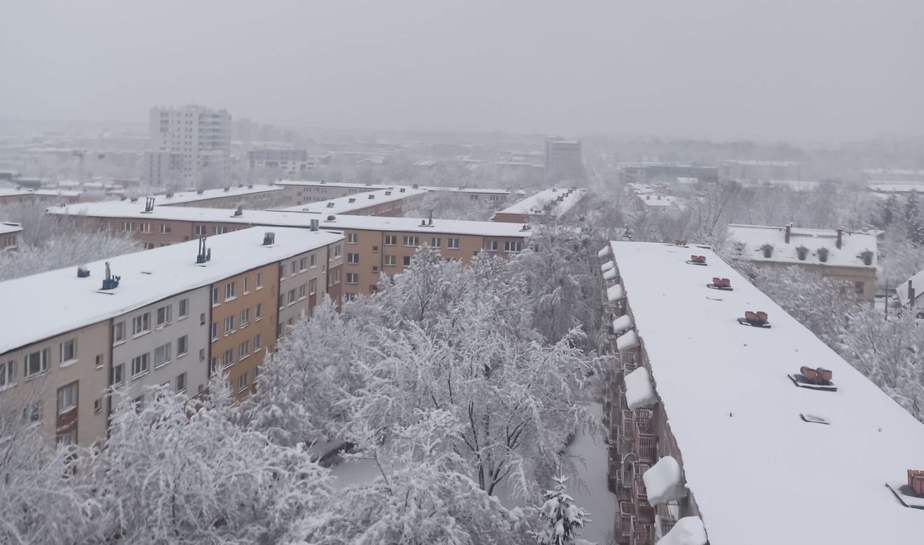 Atak zimy w Białymstoku [26.01.2021]