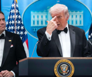 Strzały na kolacji z udziałem Donalda Trumpa