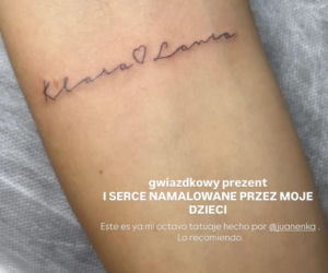 Anna Lewandowska - tatuaże