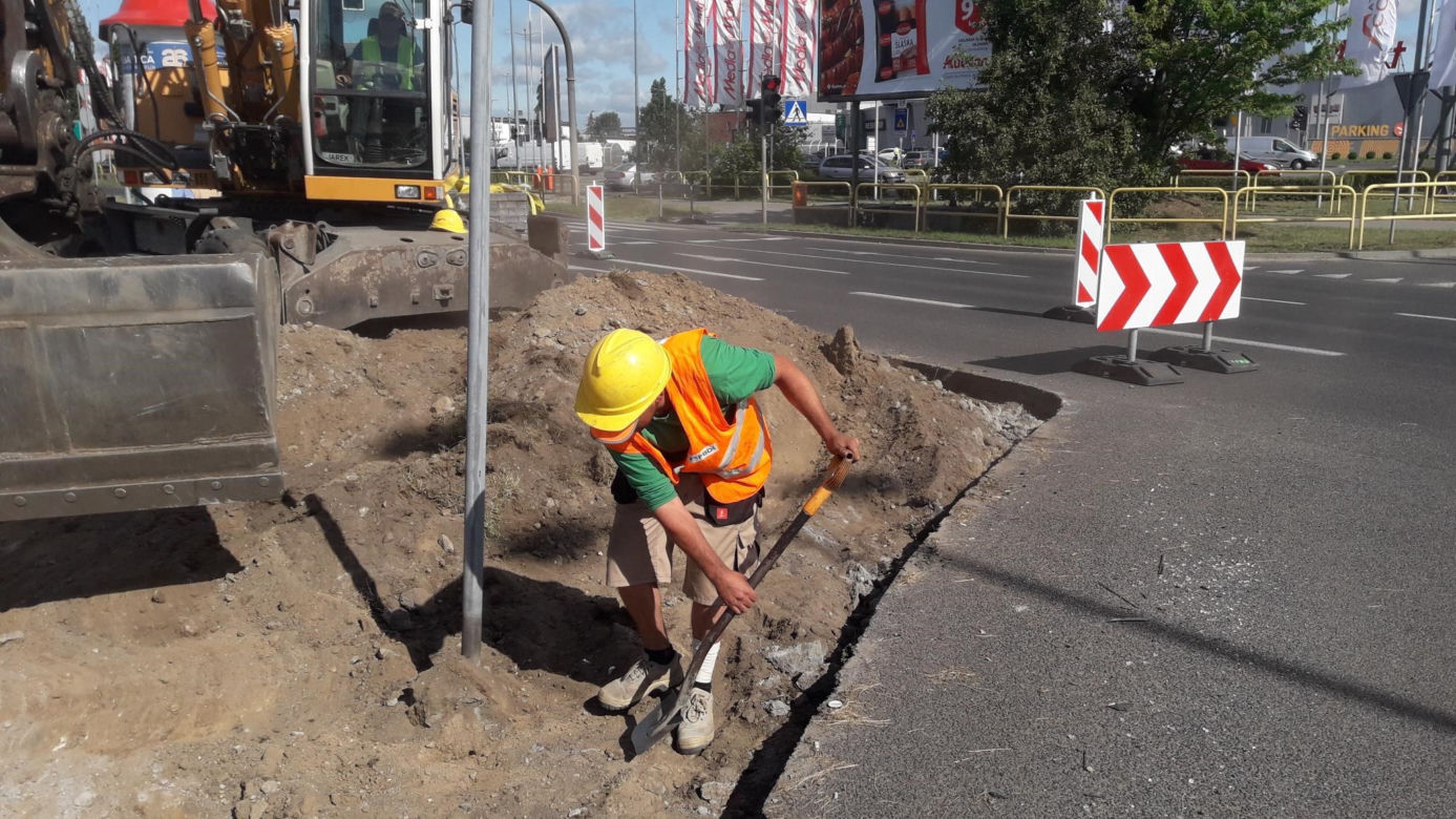 Trwają prace przygotowawcze do remontu ulicy Żółkiewskiego w Toruniu. Ważne informacje dla kierowców!