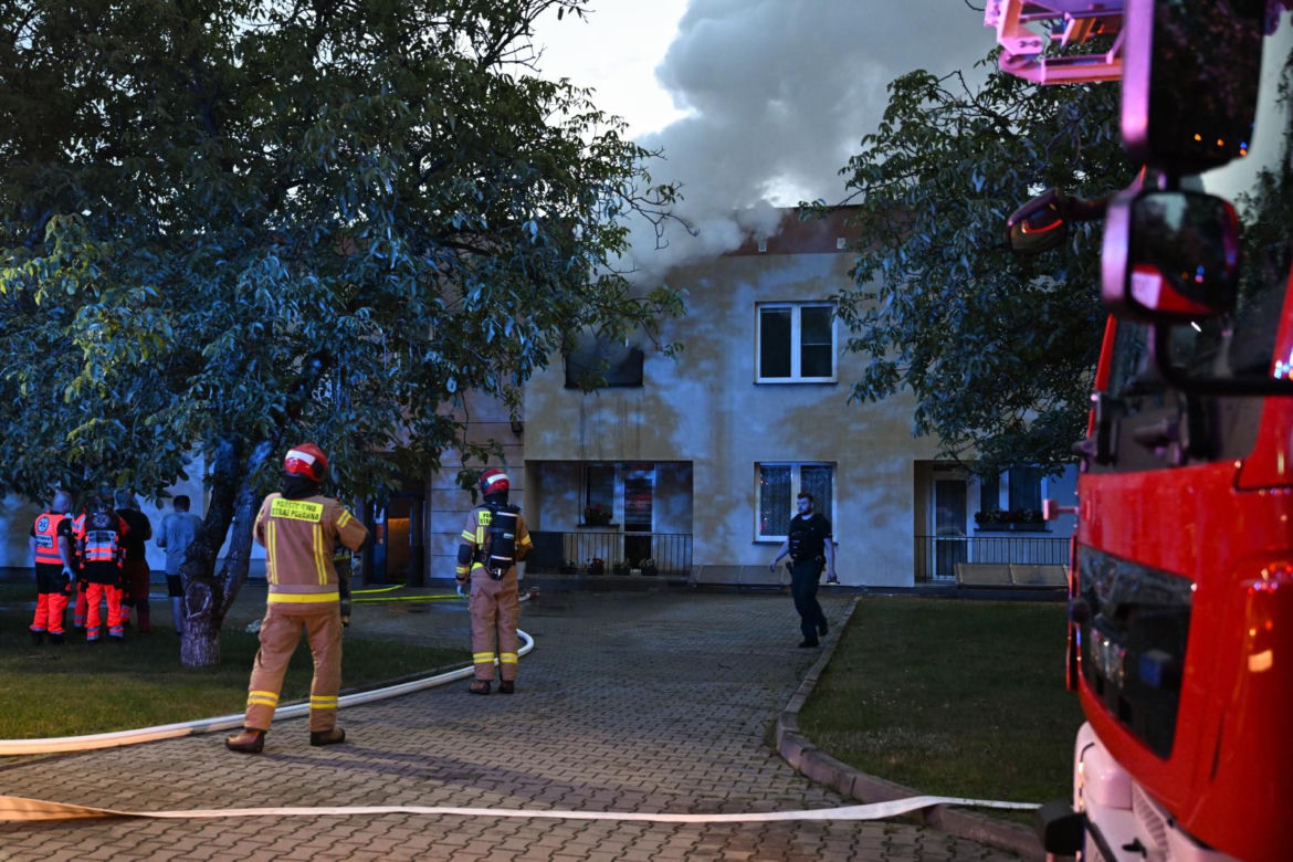Pożar w domu dziecka w Lublinie