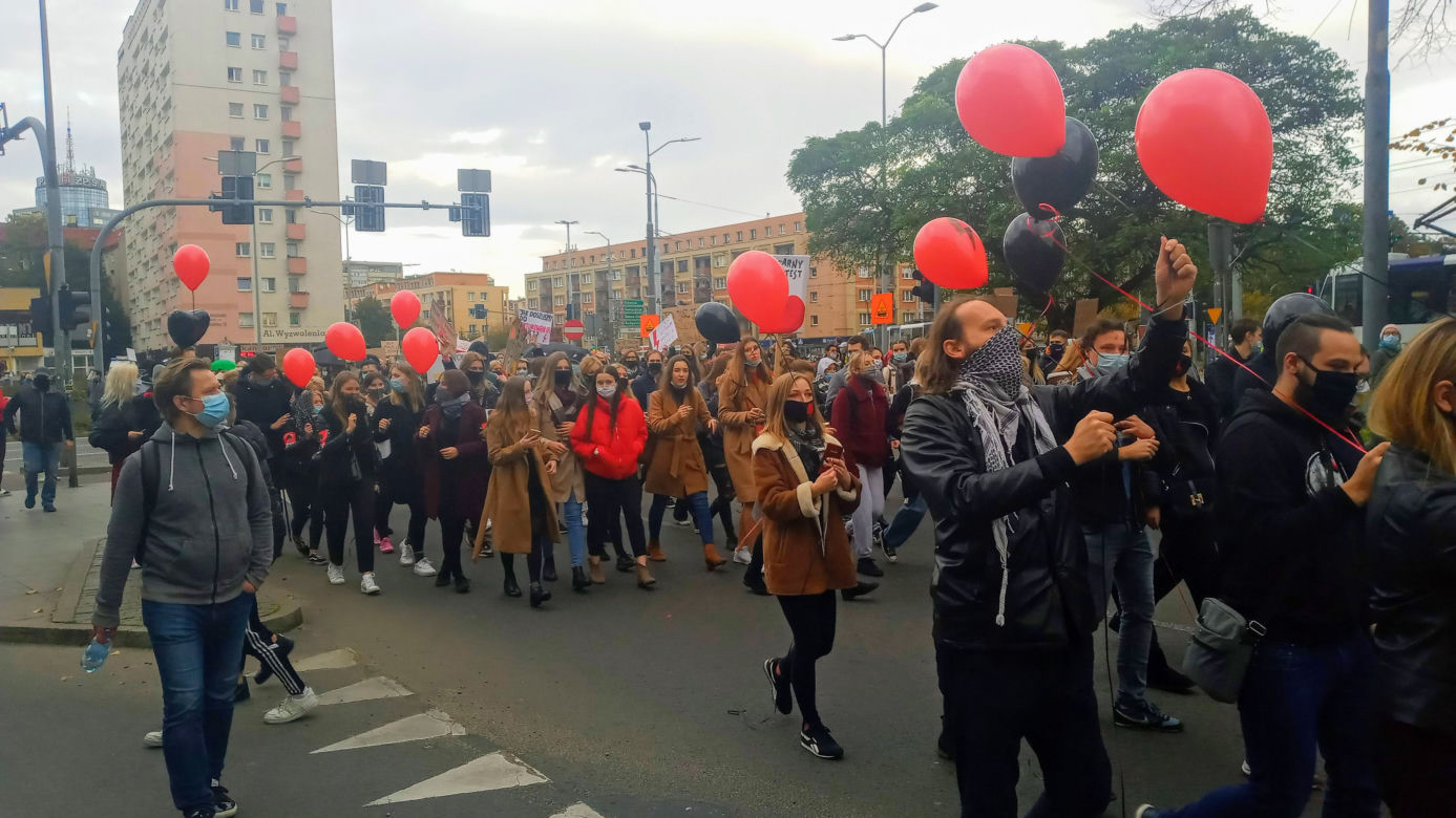Protest kobiet w Szczecinie - 28.10.2020