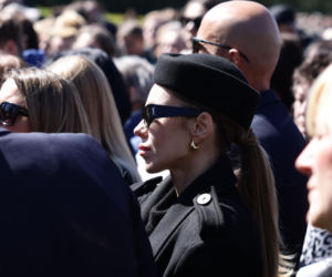 Doda na pogrzebie Łukasza Litewki