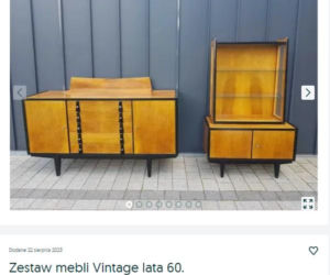 Serwantka z kompletu stołowego typ 1019 