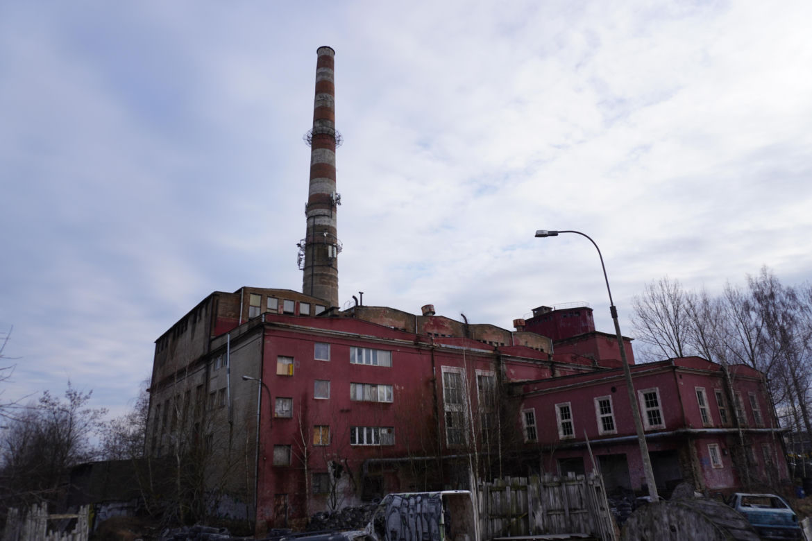 Opuszczona fabryka w Fastach na obrzeżach Białegostoku