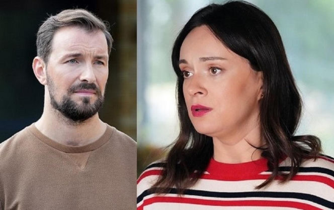 Barwy szczęścia, odcinek 3304. Marcin Kodur (Oskar Stoczyński), Natalia (Maria Dejmek)