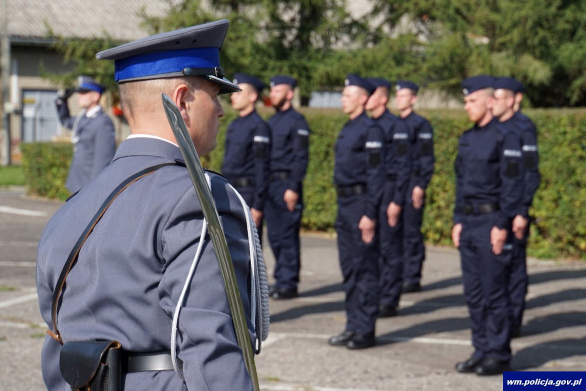 Nowi policjanci na Warmii i Mazurach