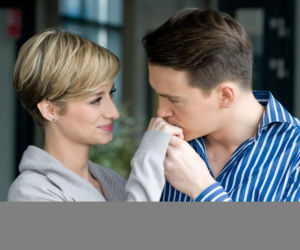 Pierwsza miłość. Sabina (Urszula Dębska), Natan (Krzysztof Kwiatkowski)