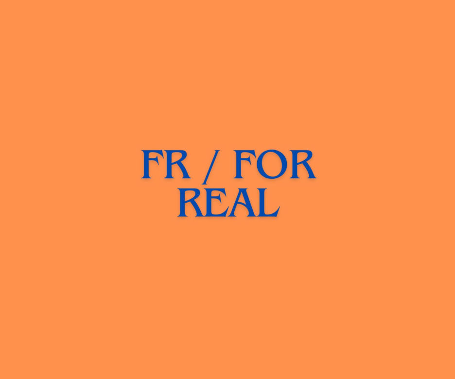 Młodzieżowe Słowo Roku 2023 - FR/ for real
