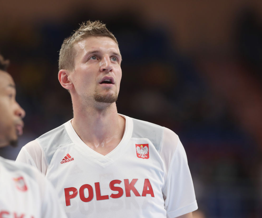 Adam Waczyński podczas meczu Polska - Holandia