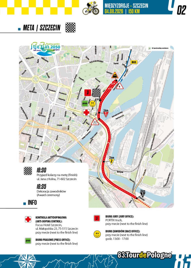 Tour de Pologne, 2. etap Międzyzdroje - Szczecin