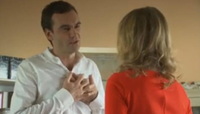 M jak miłość odc. 1055. Anna (Tamara Arciuch), Chris (Mariusz Zaniewski)