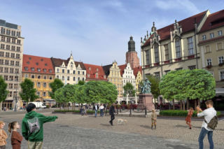 121 nowych drzew na rynku we Wrocławiu