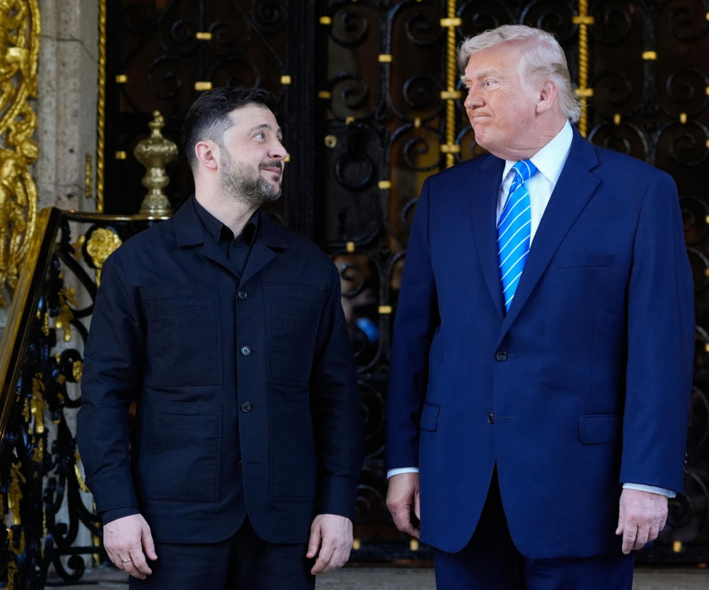 Wołodymyr Zełenski i Donald Trump