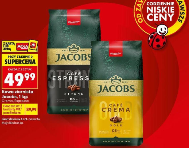 promocja na kawę w Biedronce