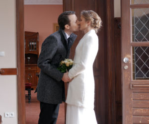 Pierwsza miłość. Jowita (Joanna Opozda) Radek (Mateusz Banasiuk)