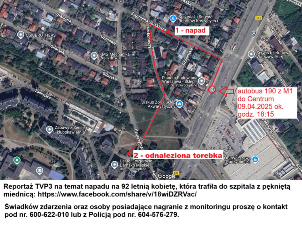 92-letnia Maria z Warszawy ofiarą bestialskiego ataku. „Zrujnował kobiecie starość za 300 zł”