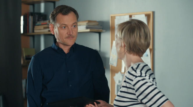 Barwy szczęścia, odcinek 3267. Stefaniak (Paweł Ławrynowicz), Sonia (Weronika Nockowska)