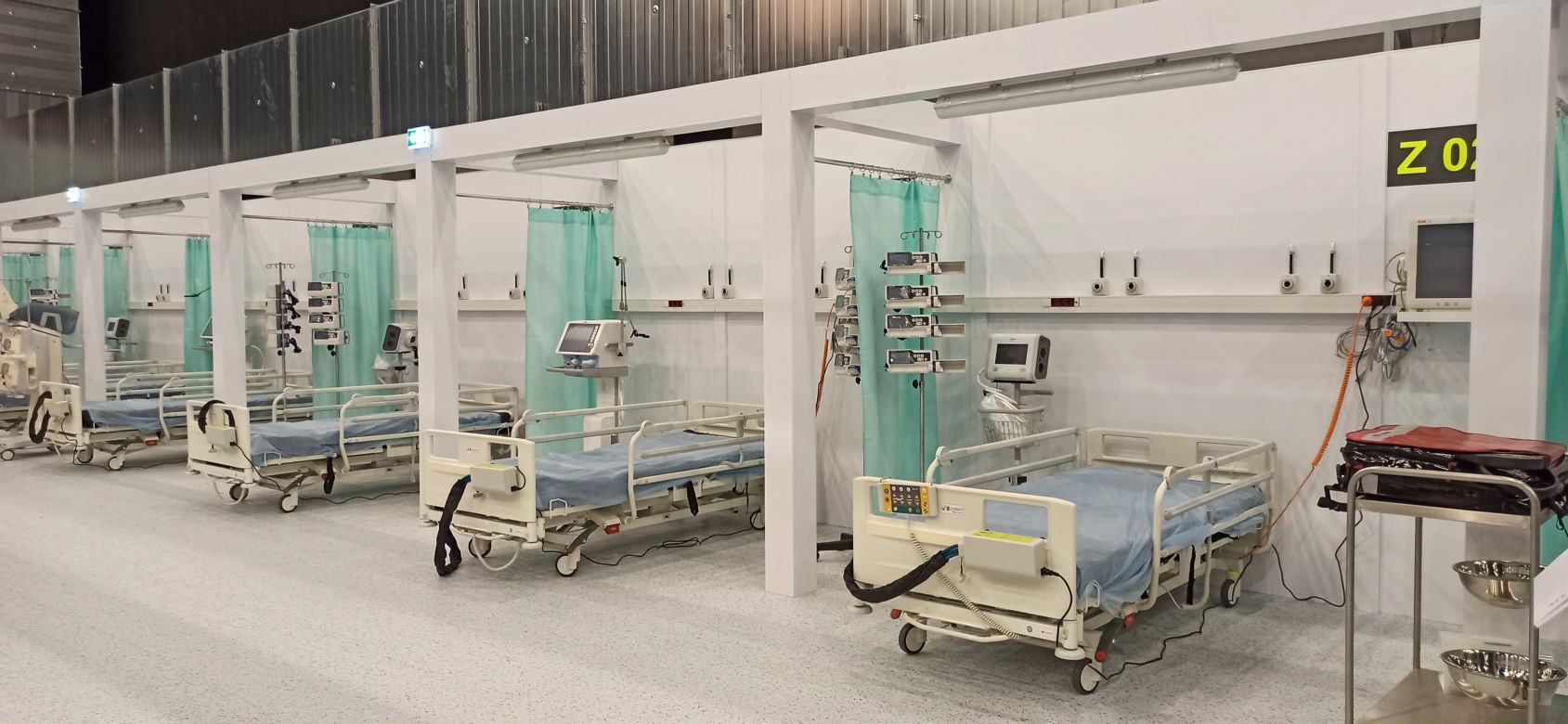 Szpital tymczasowy w MCK prawie gotowy