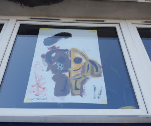 Nowy mural w Lesznie. Za wałki i pędzle chwycili uczniowie