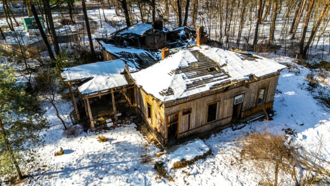 Ruiny domu Wedla w Otwocku