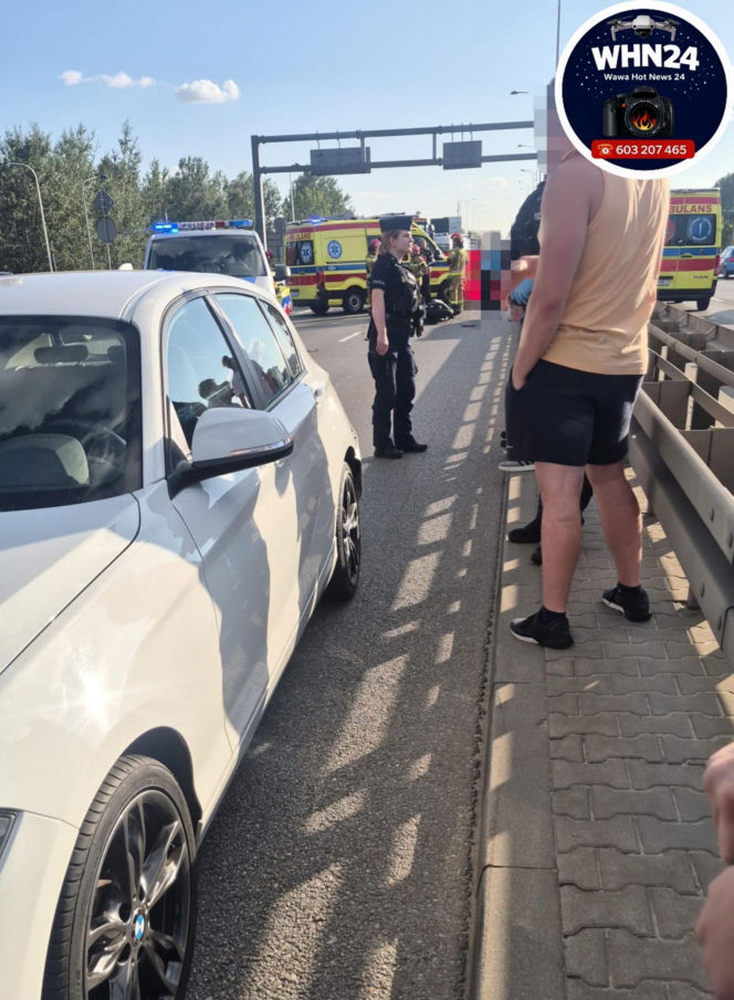 Dramat w Alejach Jerozolimskich. Nie żyje 16-letni motocyklista