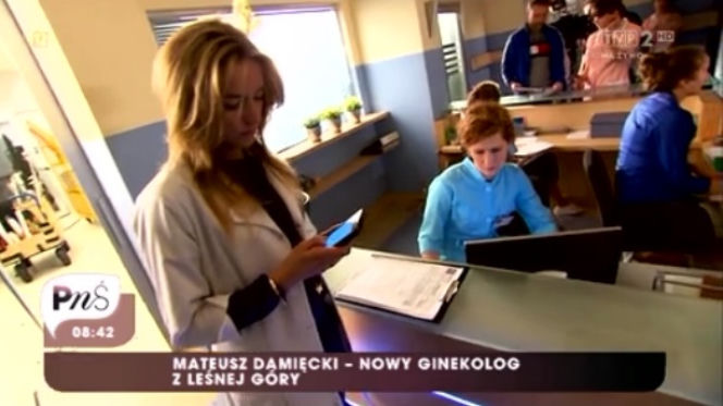 Pytanie na śniadanie.  Kamilla Baar na planie Na dobre i na złe