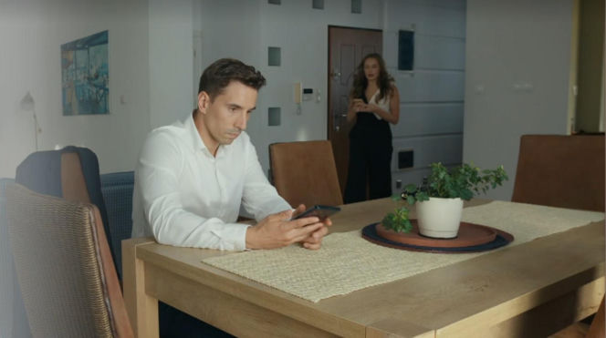 Barwy szczęścia, odc. 3337. Oliwka (Wiktoria Gąsiewska), Tomek Kępski (Jakub Sokołowski)