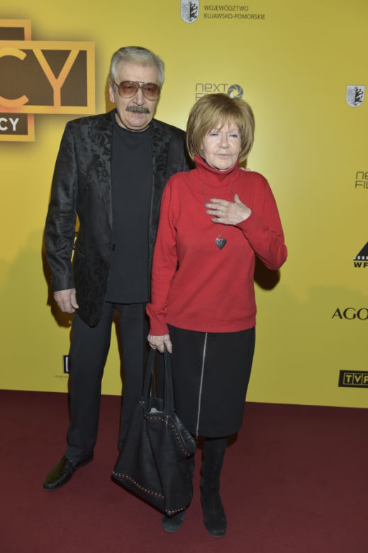 Maria Czubaszek i jej mąż Wojciech Karolak