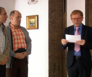 Ranczo 9 sezon odc. 113. Czerepach (Artur Barciś), Wargacz (Sławomir Orzechowski), Myćko (Tomasz Sapryk)