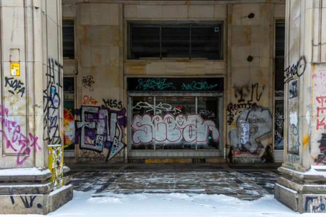 Graffiti w centrum Warszawy w 2026 r.
