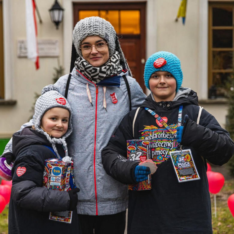 Liwiusz Falak kwestuje z rodziną w czasie WOŚP 
