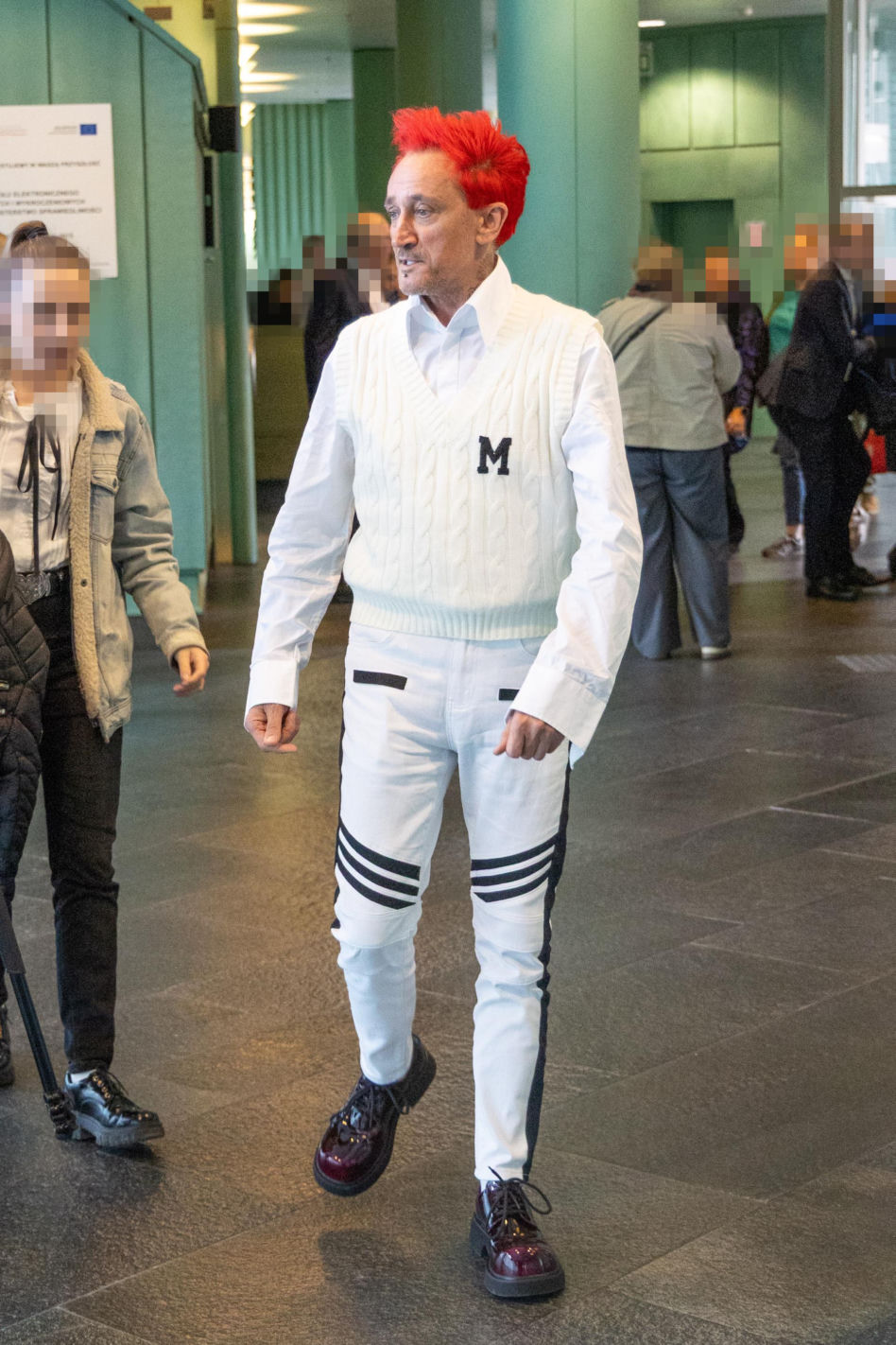 Michał Wiśniewski w sądzie. Nie miał czasu, żeby się przebrać