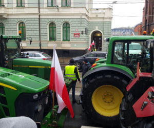Protest rolników w Bydgoszczy