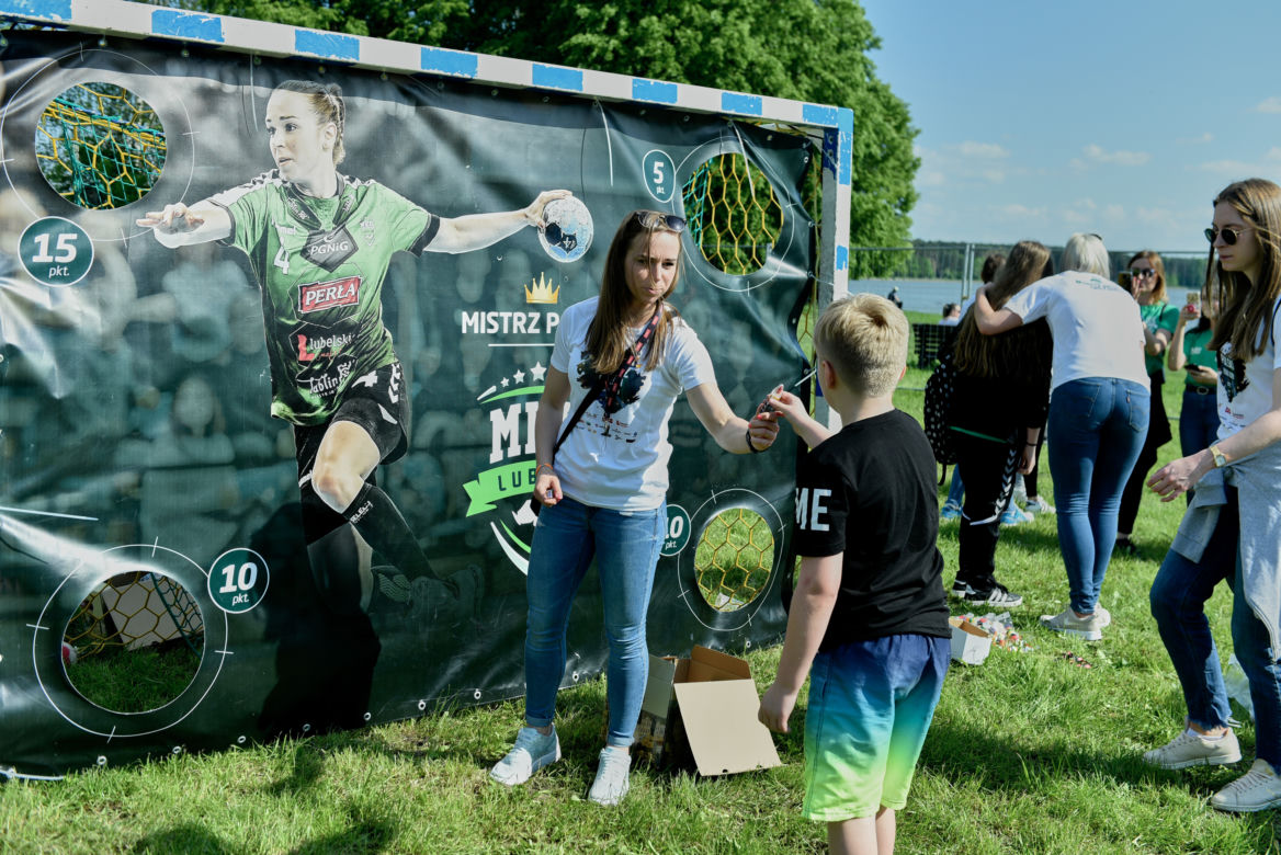 Piknik z lubelskimi szczypiornistkami