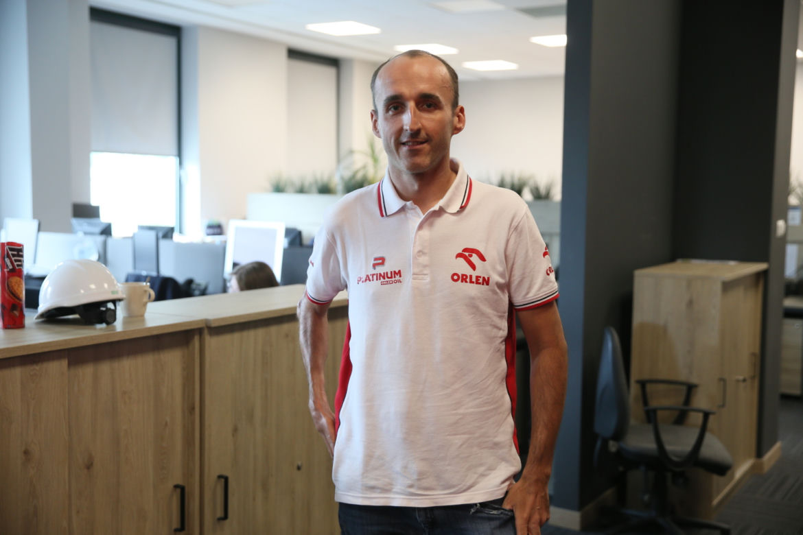 Robert Kubica odwiedził "Super Express"